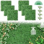 Luyue 6 pcs Artificial Grass Wall P