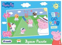 Frank Peppa Pig Jigsaw Puzzle (60 Pieces) for Kids Above 5+ Years - Fun & Challenging Brain Booster Games - Educational Puzzle for Focus and Memory -60411