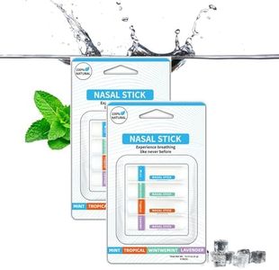 Nasal Stick,Nasal Sticks,Nasal Inhaler Stick,Vapor Inhaler Nasal Stick,Menthol Inhaler Nasal Stick,Breathe Vapor Stick,Pure And Natural Ingredients,Daily Relaxation, Stress Relief (2pcs)