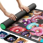 Lwoeo Jigsaw Puzzle Mat Roll Up, No