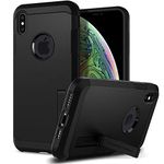 Spigen Tough Armor Works with Apple iPhone Xs Max Case (2018) - Black