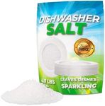 4.7 LB Dishwasher Salt for Dishwasher Softener - Recommended for Meile, Bosch, Thermador, Whirlpool, and All Other Brands