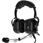 KORE AVIATION P1 Series PNR Pilot Aviation Headset - Black