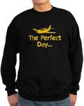 CafePress Airplane Flying Sweatshir