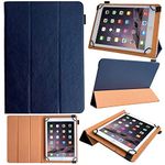 9.5-10.5 inch Tablet Universal Case, Synthetic Leather Case Cover for iPad Air,New iPad 5th/6th Gen, Samsung Galaxy Tab A 10.1/Tab E 9.6 and More 9.5-10.5inch Tablet, Blue