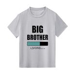 Koijhnb Baby Boys Big Brother Toddler T Shirt Big Bro Pregnancy Announcement Shirts Graphic Tee Crewneck Short Sleeve Clothes (Grey Loading, 18-24 Months)