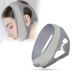 HANNEA® Chin Strap for Sleeping, Chin Strap for CPAP Users, Anti Snoring Devices, Adjustable Effective Stop Snoring Sleep Snore Reducing Aid for Women and Men, Grey