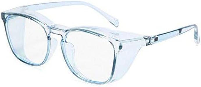 QIULAO Lunettes anti-pollen adultes, TR Cadre Miroir de pollen scellé tout compris, anti-vent, sable, poussière, gouttelettes, brouillard et lumière bleue, adapté aux lunettes de sécurité portée par l