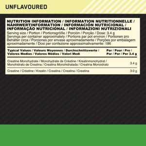 Optimum Nutrition Creatine Powder, 634g – Muscle Recovery Supplement