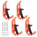 eROOSY 4PCS Shovel Holder Roof Rack, Shovel Holder Clamp, Shovel Mount for Roof Rack, Shovel and Axe Mount, Shovel Holder Roof Rack for Truck Car Boat