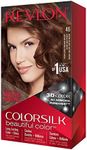 Revlon Colorsilk Haircolor, Medium Golden Chestnut Brown, 1-count (Pack of 4)