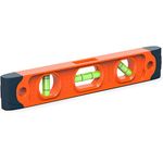 Presch Spirit Level Magnetic 230mm - Small, Unbreakable and Magnetic Torpedo Level with 3 Level Bubbles - Boat Level - Scaffold Level for Builders