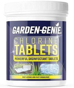 Garden Genie - Chlorine Disinfectant Tablets | for Hot Tubs, Spas and Pools | 200 Tablets 640g, White