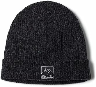 Columbia Men's Whirlibird Cuffed Beanie, Black/Graphite Marled, One Size