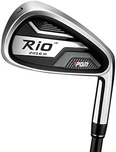 PGM Golf Club Rio 2016 III Men's #7 Iron Graptlite Shaft R-Flex - Right Handed Single Club for Beginner Practice and Competition