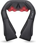 Comfier Shiatsu Neck and Back Massager- 3D Deep Kneading Massage Pillow with Heat, Shoulder Massager, Pillow Massager, Gifts for Women/Men/Dad/Mom