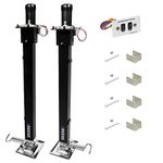 Reese 500708 Fifth Wheel RV Landing Gear System, Single Output 8K Static, 8K Lift