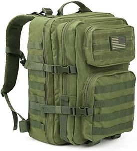 REEBOW GEAR Military Tactical Backpack Large Army 3 Day Assault Pack Molle Bag Boys Backpacks for School Army Green