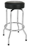 Fender Custom Shop Chevron Logo Barstool, Black/Chrome, 30" Guitar Tools (9192022006)