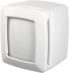 Airflow LOOVENT eco HT 100mm - Centrifugal Extractor Fan – 31L/s Flow, 3.6W Power, Quiet 29dB(A), 2-Speed, Humidity & Timer, Delay Start, Timer Overrun (2–45min), 5 Year Warranty – Bathroom, Toilet