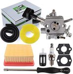 partszen 4283-120-0601 Carburetor Assembly for STIHL BR800 BR800X Carb with Spark Plug Primer Bulb Fuel Filter