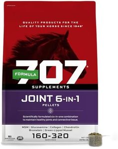 Formula 707 Joint 6in1 Equine Supplement 20 lb Bag – Support for Joint Integrity and Inflammatory Response in Horses – Green-Lipped Mussel, MSM, Glucosamine, Chondroitin & Collagen