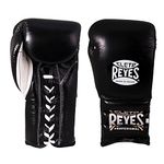 Cleto Reyes Training Gloves With laces and attached thumb - Black - 14oz