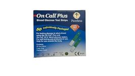 On Call Plus Individual Packed Blood Glucose Test Strips (50)