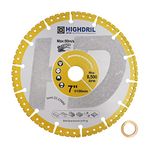 HIGHDRIL Diamond Metal Cutting Blade - 180mm/ 7inch Heavy Duty All-Purpose Cutting Disc for Rebar Sheet Metal Angle Iron Stainless Steel Granite Marble