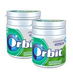 Orbit Spearmint Sugar-Free Chewing Gum | Chewing Gums for Clean and Healthy Teeth | Pocket-Friendly & Easy to Carry Pot Pack | 66g | Pack of 2