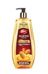 Dabur Almond Hair Oil - 650 ml | Provides Damage Protection | Non Sticky Formula | For Hair Fall control & Shiny Hair | Light Hair Oil with Almonds, Keratin Protein, Soya Protein & 10X Vitamin E