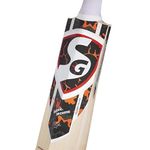 Super_Grade Popular Willow Cricket Bat Full Size Short Hand Size 33.5 Inch Play with Teniss Ball, Plastic Ball, Rubber Ball Premium Power & Performance with Bat Cover (S.G Red)
