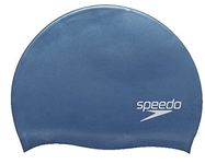 Speedo Unisex Adult Swim Cap Silicone - Blue Sky, One Size