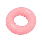 uxcell Hand Grip Strengtheners, 3.07" 20-30 Lbs Silicone Rings Fingers Forearms Exercises Grip Trainer for Rock Climbing Athletes Workout, Pink