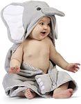 Bearington Baby Lil' Spout Elephant Hooded Bath Towel, 24" x 24"