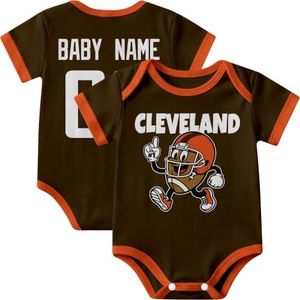 KREDE Cleveland Baby Clothes Custom Short Sleeves for Baby Boy Gifts