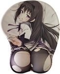 3D Kawaii Mouse Pad Gaming Mouse Mat Anime Mousepad with Wrist Support Gray