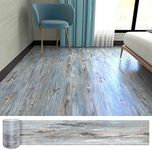 Peel and Stick Floor Tile, 36-Pack 54 Sq.Ft,（NO Sticky Residue Left）Floor Tiles Waterproof and Wood Look Planks, Self-Adhesive Flooring for Living Room, Bedroom（36" x 6"，Mediterranean）