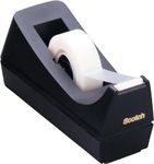 Scotch Desktop Tape Dispenser C38, Black, Desktop Adhesive Distributor - Refillable Sticky Tape Dispenser For Home And Office