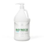 Biofreeze 13846 Professional Pain Relieving Gel, Topical Analgesic for Quick Relief of Arthritis, Muscle, Joint Pain, NSAID Free Pain Reliever Cream, 1 Gallon Bottle, Colorless Formula