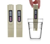 Digital TDS Meter Water Tester, PPM Water Quality Tester Measuring Range 0-9999ppm, Ideal for Drinking Water, Swimming Pool, Aquariums, Hydroponics (Grey)(Pack of 2)