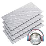 PP OPOUNT 7200 PCS Self-Adhesive Mosaic Tiles, Mirror Mosaics Tiles for Craft Decoration, Indoor Decoration, DIY Disco Ball, Vase, Etc (5 x 5 mm)