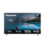 Panasonic TX-75MX800B, 75 Inch 4K Ultra HD LED Smart 2023 TV, High Dynamic Range (HDR), Dolby Atmos & Dolby Vision, Fire TV, Prime Video, Alexa, Netflix, Black