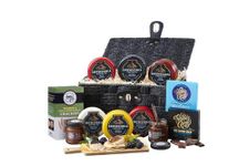 Snowdonia Cheese Company Decadent Cheese Hamper | Gift Basket | 6 Award Winning Cheeses, Chutneys, Crackers & Chocolate | Delivered Chilled