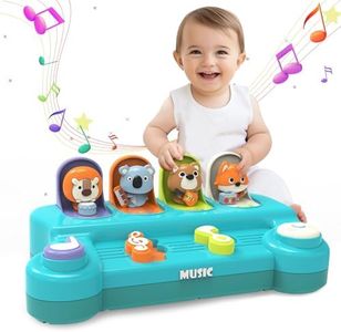 Juguetes Niños 1 Año,Juguete Desplegable Juguetes Montessori con Música y Sonidos,Juguetes Bebes 12 18 Meses, Regalos Originales Bebes 1 2 3 Años para Niña Niño