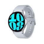 Samsung Galaxy Watch6, Silver, 44mm, Bluetooth, Sleep Coaching, ECG, Heart Monitor, Fall Detection, SOS, Fitness Tracker, Camera Access, Digital Wallet (CAD Version and Warranty)
