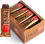David Bronze High Protein Bars - Peanut Butter Chocolate Crunch Flavor - 0g of Sugar, Low Carb, Gluten Free - 20g of Protein, 150 Calories - On-The-Go Snack, Pack of 12