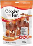 Good'N'Fun Triple Flavored Rawhide Kabobs for Dogs, 4-Ounce