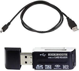 Excelshoots USB Cable Works for Nikon D3100 Camera, USB Computer Cord for Nikon D3100 D300 D3100S D3X D40 D40X D50 D60 D70 D100 D700 D40X D7000