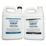 Fiberglass Warehouse 2 LB Density 2-Part Polyurethane Liquid Expanding Pour Foam Kit (2 Gallon) | Closed Cell Waterproof Floatation Mix for Marine and Boat | Expandable Resin Component System